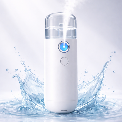 HydraMist Rechargeable USB Mist Facial Sprayer & Humidifier - Ultimate Moisturizing Beauty Tool for Glowing Skin